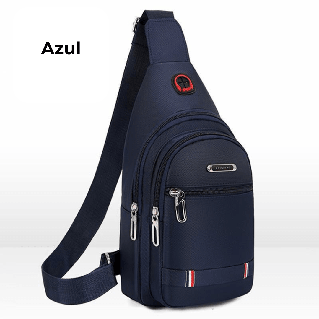 bolsa de ombro masculina