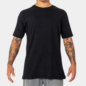 Camisa Masculina Básica Casual Preta 