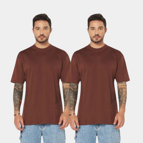 Kit 2 Camisetas Básicas Oversized Streetwear 