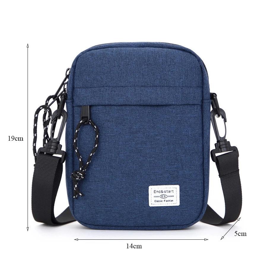 bolsa de ombro masculina